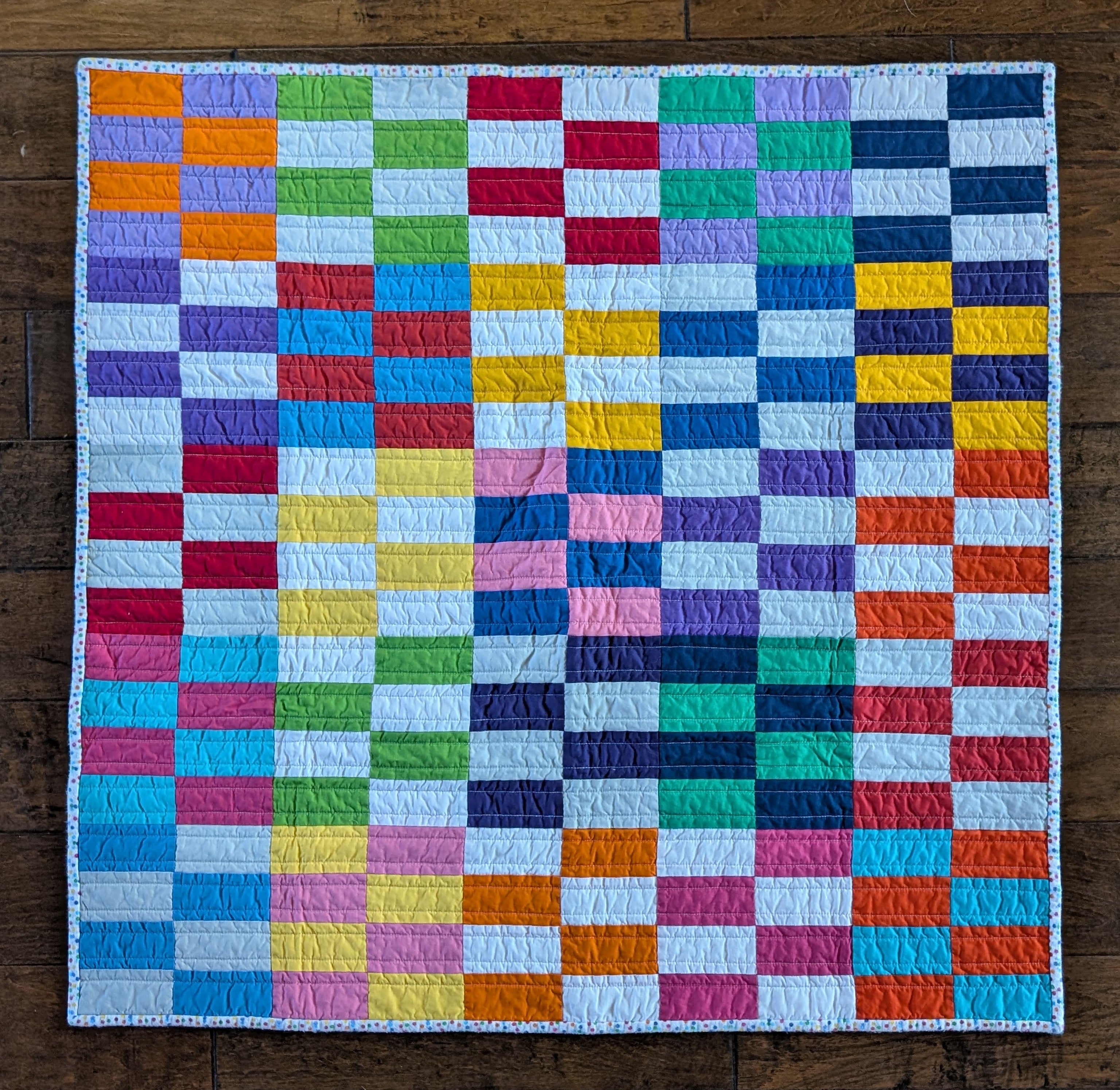 Rugby Blocks Baby Quilt