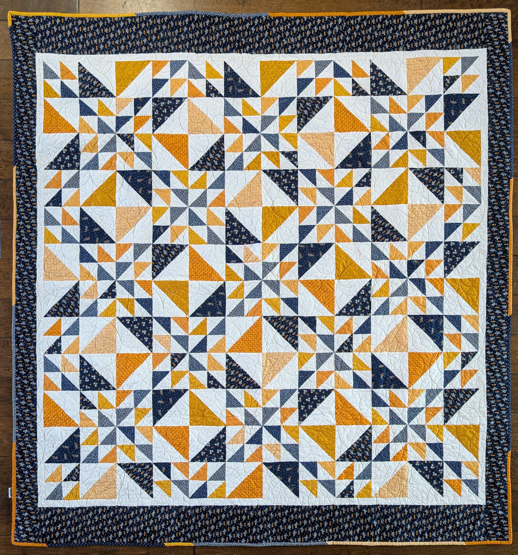 Indigo & Cheddar Brighter Side Quilt